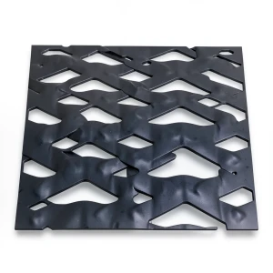 سلك شبك ممدد (بقلاوه) حديد اسود نموذج معماري سمك 3.8 مم مقاس 1.22×3 م