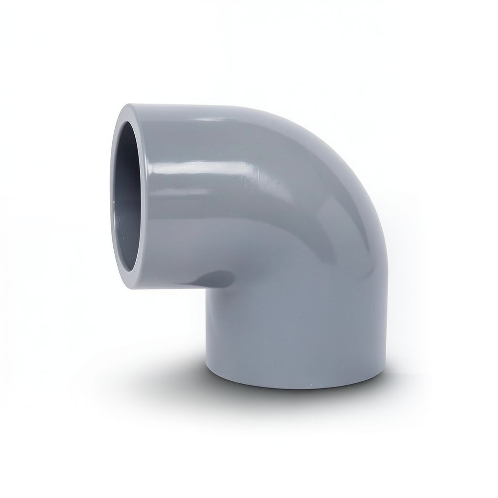 UPVC Plastic Elbow 90° Size 32 mm Gray