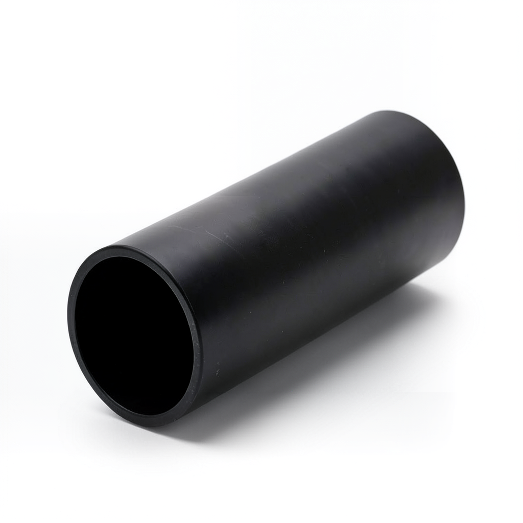 أنابيب بلاستيك HDPE ضغط 6.3 بار PE 100 مقاس 450 مم سمك 17.2 مم لون أسود