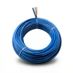 لفة سلك نحاس شعر CU/PVC مقاس 70mm2، 450/750 فولت، أزرق | شركة كابلات جدة
