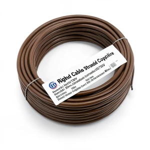 Riyadh Cables 35mm2 Stranded Copper Wire, 450/750V, Brown, 100m | Riyadh Cables Group
