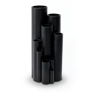 انابيب بلاستيك HDPE ضغط 16 بار PE 80 مقاس 32 ملم سمك 3.6 ملم لون اسود