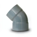 UPVC Elbow 45° Non Pressure Size 75 mm Gray