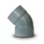 UPVC Elbow 45° Non Pressure Size 75 mm Gray - Image 1