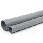 مواسير بلاستيك UPVC مقاس 3/4 إنش سمك 2.03 ملم ضغط 200 psi لون رمادي