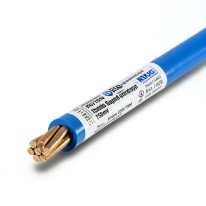 لفة سلك مفرد نحاس مجدول معزول PVC، مقاس 150 ملم، 450/750 فولت، لون أزرق | مجموعة كابلات الرياض