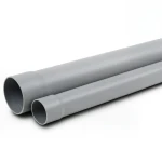مواسير بلاستيك UPVC ضغط 200 psi مقاس 1/2 1 إنش سمك 2.80 مم لون رمادي