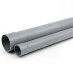 مواسير UPVC ضغط 200 psi مقاس 2 إنش سمك 3.38 ملم لون رمادي