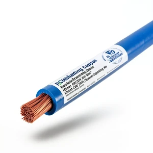 سلك مفرد نحاس مجدول عزل PVC، مساحة مقطع 185mm2، 450/750 فولت، لون أزرق | مجموعة كابلات الرياض