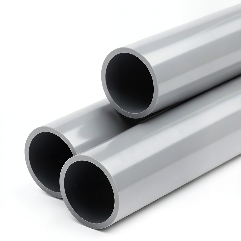 UPVC Pipe Aqtar Najd Class 3 Outside Diameter 110 mm Thickness 3.2 mm Gray