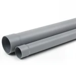 مواسير بلاستيك UPVC ضغط 200 psi مقاس 2 1/2 إنش سمك 4 ملم لون رمادي