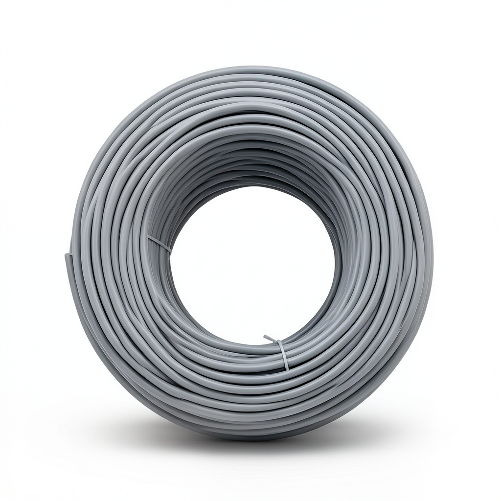 35sq mm Flexible Copper Wire, 450/750V, 300ft Coil, PVC Insulated Gray
