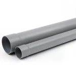 مواسير UPVC ضغط 200 psi مقاس 3 إنش سماكة 4.75 مم لون رمادي