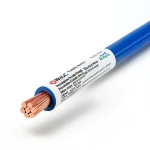 لفة سلك مفرد نحاس مجدول معزول PVC، مقاس 240 ملم، 450/750 فولت، لون أزرق | مجموعة كابلات الرياض