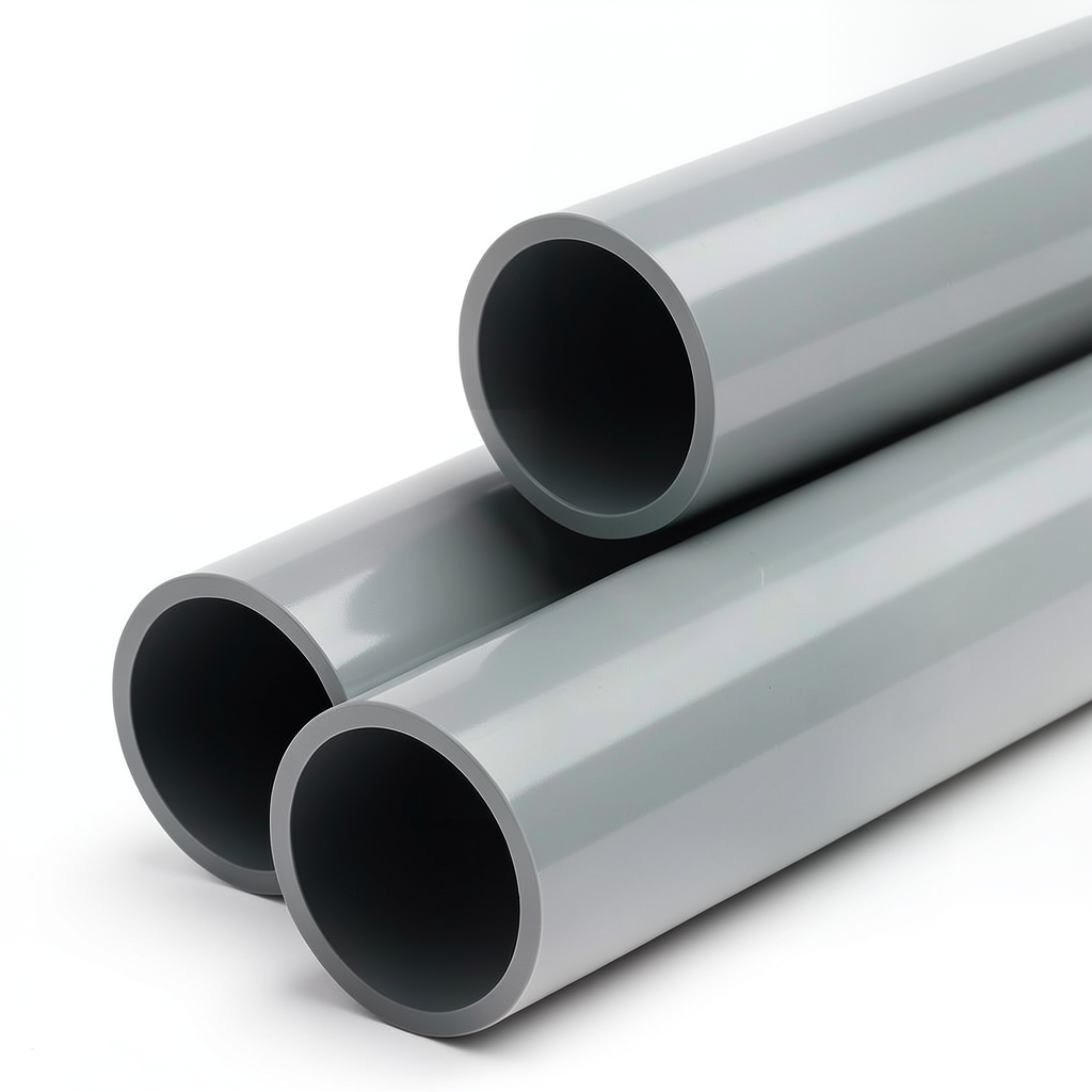 UPVC Pipe Aqtar Najd Class 3 Outside Diameter 140 mm Thickness 4.1 mm Gray