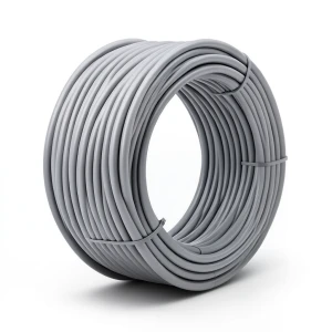 Flexible Copper Electrical Wire 120mm2, 450/750V, 300ft Coil, PVC Insulation, Gray