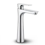 Automatic Washbasin Tap Brass High, Chrome Color
