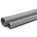 مواسير بلاستيك UPVC ضغط 250 psi مقاس 1 إنش سمك 2.46 مم لون رمادي