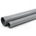 انابيب بلاستيك UPVC ضغط 250 psi مقاس 2 إنش سمك 4.06 ملم لون رمادي