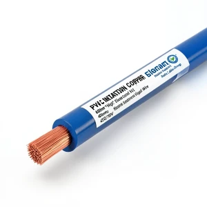 PVC Insulation Stranded Copper Single Electrical Wire 400mm2, 450/750V, Blue | Riyadh Cables Group