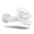 White Automatic Shower Mixer Brass, 3 Years Warranty - Image 1