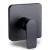 Shower Mixer Black Color Square Shape Single Line - Image 1