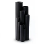 أنابيب بلاستيك HDPE ضغط 6.3 بار PE 100 مقاس 450 مم سمك 17.2 مم لون أسود