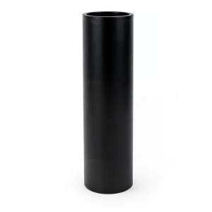 High Density Polyethylene Pipe Nominal Pressure 6 Bar PE 80 250 mm OD 11.4 mm Thickness Black