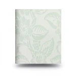 ورق جداري تصميم ورود لون أخضر شاحب 10 م × 1.06 م موديل 700042