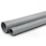 مواسير بلاستيك UPVC مقاس 3/4 إنش سمك 2.03 ملم ضغط 200 psi لون رمادي