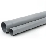 مواسير بلاستيك UPVC ضغط 200 psi مقاس 1 إنش سمك 2.11 ملم لون رمادي