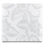 Italian Wallpaper Floral Design 10m x 1.06m Pale Gray