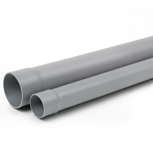 UPVC Pipe PN 200 psi Size 1 1/4 inch Thickness 2.52 mm Gray Color