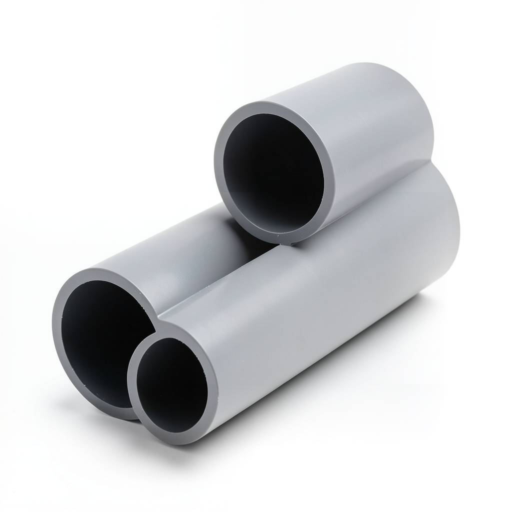 UPVC Pipe Aqtar Najd Class 3 Outside Diameter 225 mm Thickness 6.6 mm Gray