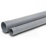 مواسير بلاستيك UPVC ضغط 200 psi مقاس 1/2 1 إنش سمك 2.80 مم لون رمادي
