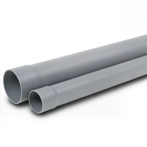 UPVC Plastic Pipe PN 200 psi Size 1 1/2 inch Thickness 2.80 mm Grey Color