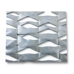 Hot Rolled Expanded Metal Sheet Flattened Memari Shape Wire Diameter 3 mm Size 1.22×5 M