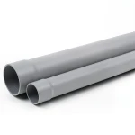 مواسير UPVC ضغط 200 psi مقاس 2 إنش سمك 3.38 ملم لون رمادي