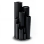 HDPE Plastic Pipe Pressure 16 Bar PE 80 Size 75 mm Thickness 8.4 mm Black