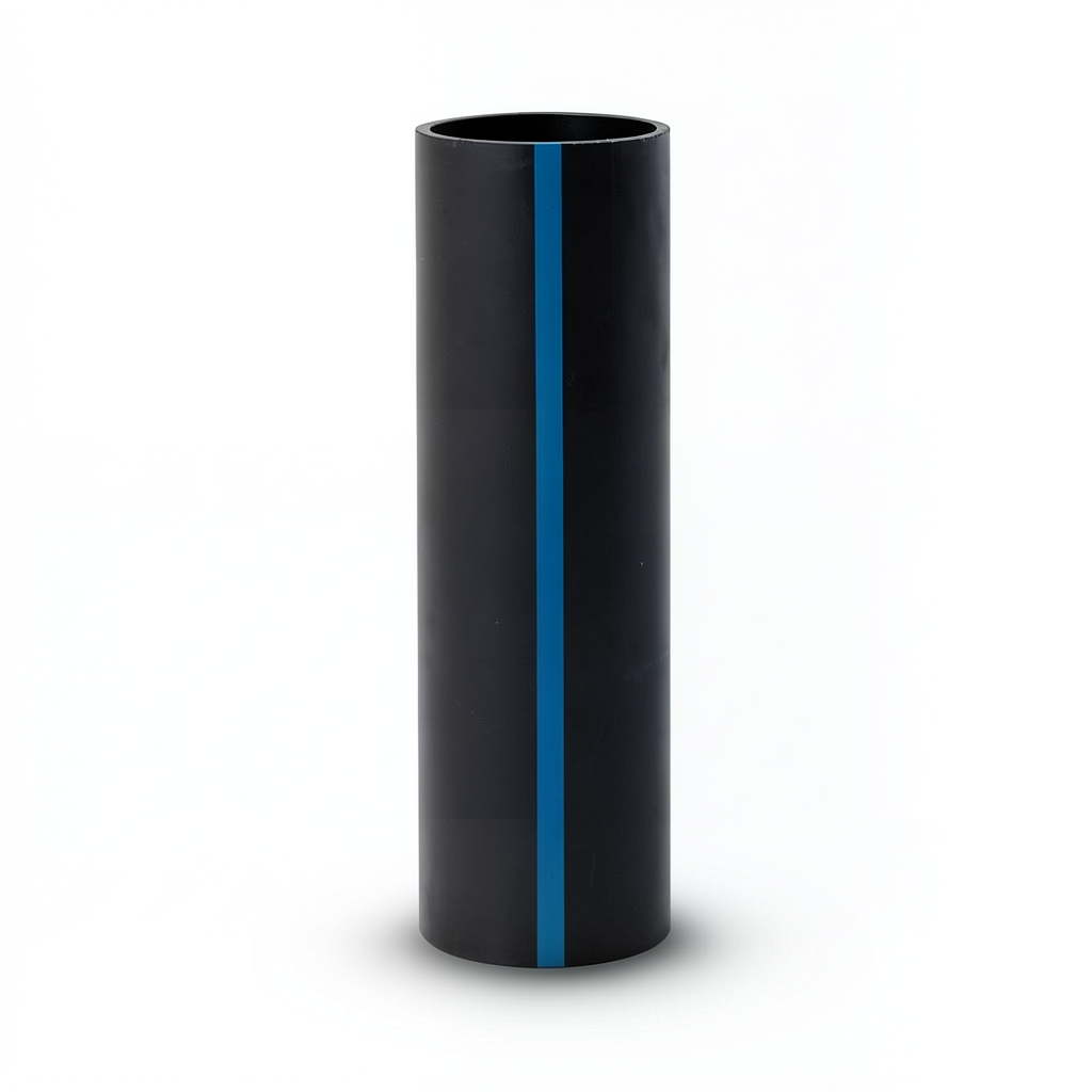 انابيب HDPE ضغط 6 بار PE 80 قطر خارجي 280 mm سمك 12.8 mm لون اسود
