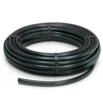 HDPE Plastic Pipe Pressure 6.3 Bar PE 100, 40 mm OD, 1.8 mm Thickness, Black Color
