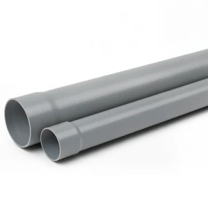 UPVC Plastic Pipe PN 250 psi 1 inch Thickness 2.46 mm Grey Color
