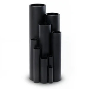 مواسير HDPE ضغط 16 بار PE 100 مقاس 250 ملم سمك 22.7 ملم لون اسود