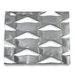 Hot Rolled Expanded Metal Wiremesh Memari Shape 2.7 mm Thickness 2.44×5 m