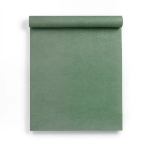 ورق حائط ايطالي لون اخضر تصميم ساده، مقاس 10 م×1.06 م، موديل 72916