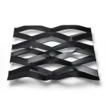 Hot Rolled Black Steel Expanded Metal Mesh Thickness 2.7 mm Width 2.44 m Length 2 m