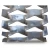 شبك ممدد بقلاوة حديد اسود سمك 2.7 مم مقاس 2.44×7 م تصميم معماري - Image 1