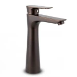 Automatic High Washbasin Mixer Brass, Dark Bronze Color