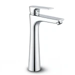 Automatic Washbasin Tap Brass High, Chrome Color