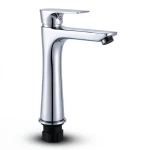 Automatic Middle Washbasin Faucet Brass, Chrome Color
